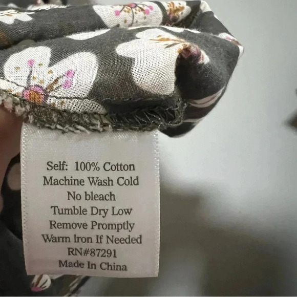 Johnny Was Floral Empire Crochet Collar Tunic Size XS - Picture 5 of 8